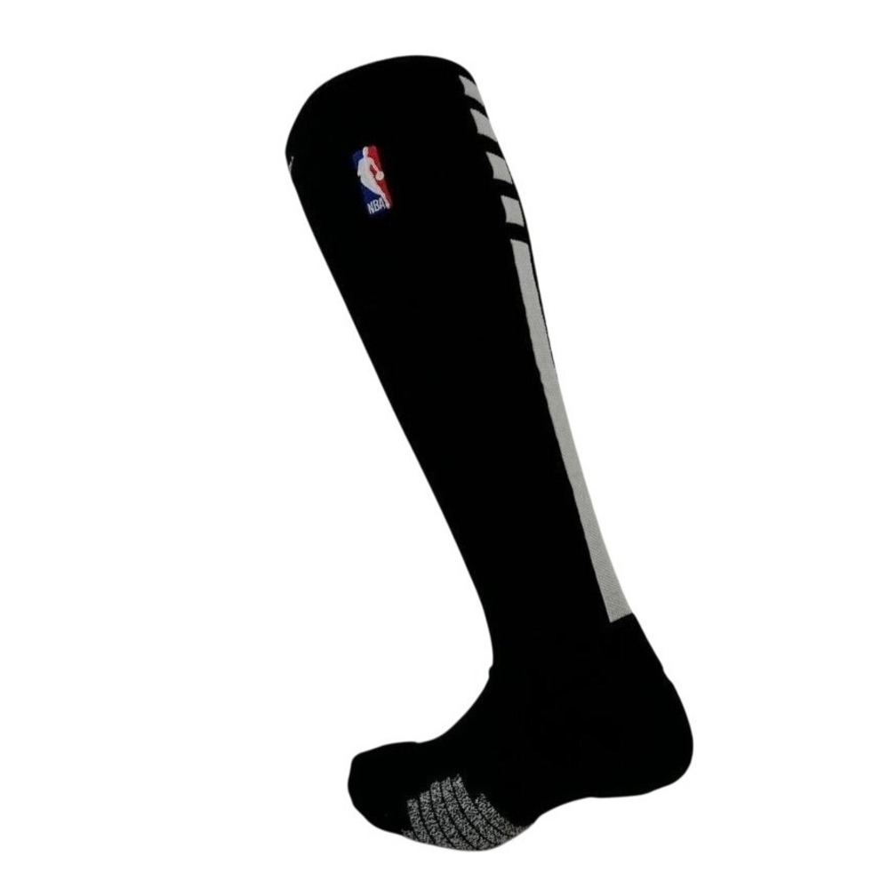 Nike NBA Authentics  - Black & Grey - Knee Highs Socks Scrunchies - Large‎ 8-12